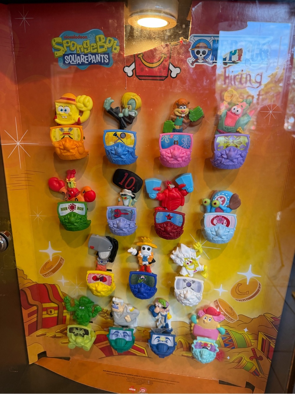 Full set of McDonaldβs Sponge Bob Happy Meal Toys